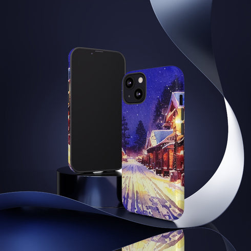 Estes Park After the Christmas Parade - Impact Resistant Phone Case